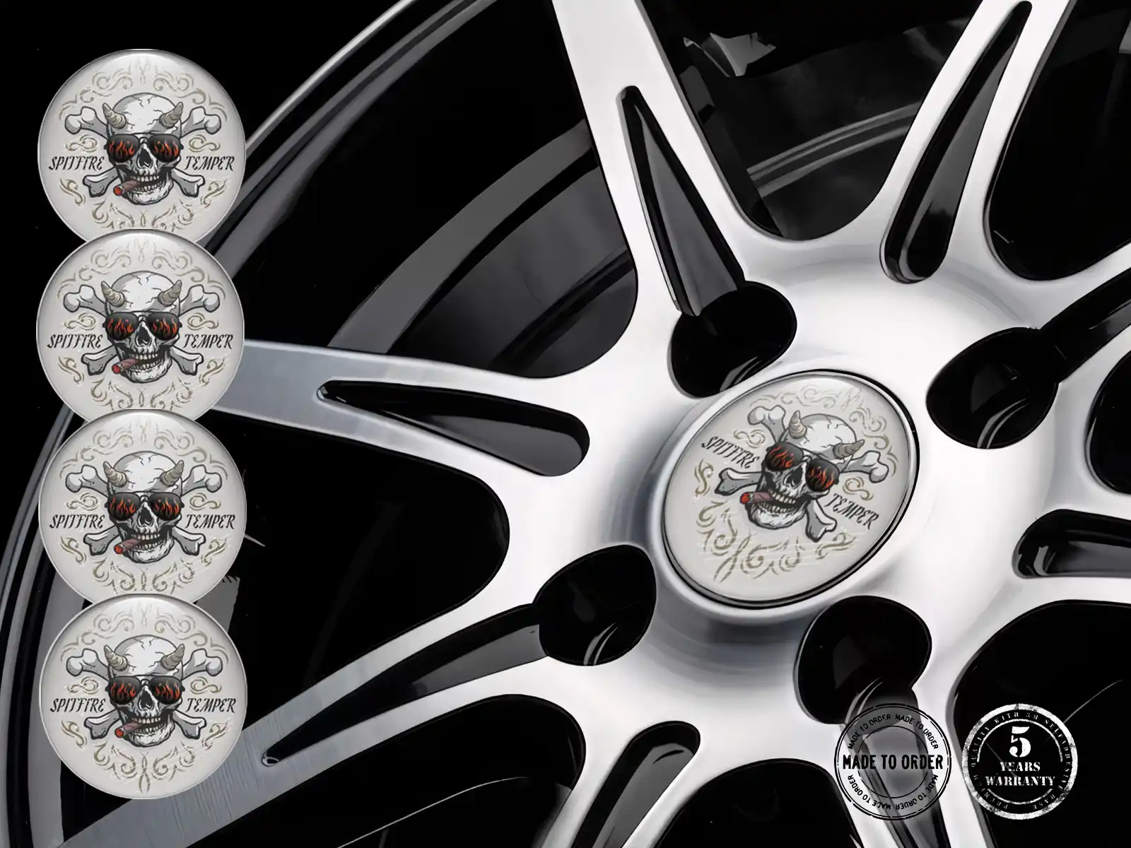 Wheel decals Limited Edition High Quality Racing Dome